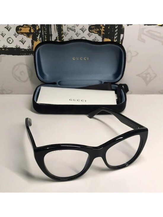Luxury New Authentic Gucci GG1172S 001 Cat-Eye Sunglasses main image 5